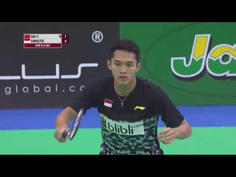 Jonatan Christie vs Shi Yuqi | Badminton Asia Championships 2018