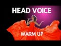 Head voice Warm Up vocal exercises to sing HIGH NOTES (8 min)