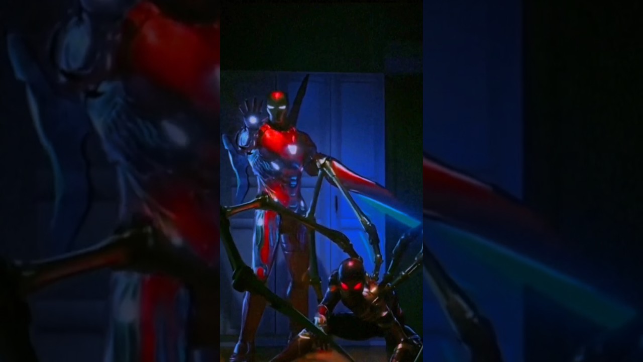 Ironman and Spiderman friendship shorts video #shorts #viral #trending