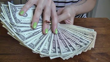 ASMR * Theme: Money Sounds! * Money Crinkling * Tapping & Scratching * No Talking * ASMRVilla