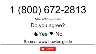 Who Called Me From 8006722813 18006722813 800-672-2813 1 800 672-2813