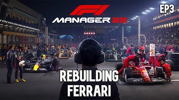 F1 Manager 22 - Ferrari Career - Sainz Makes a Big Mistake - Ep 3