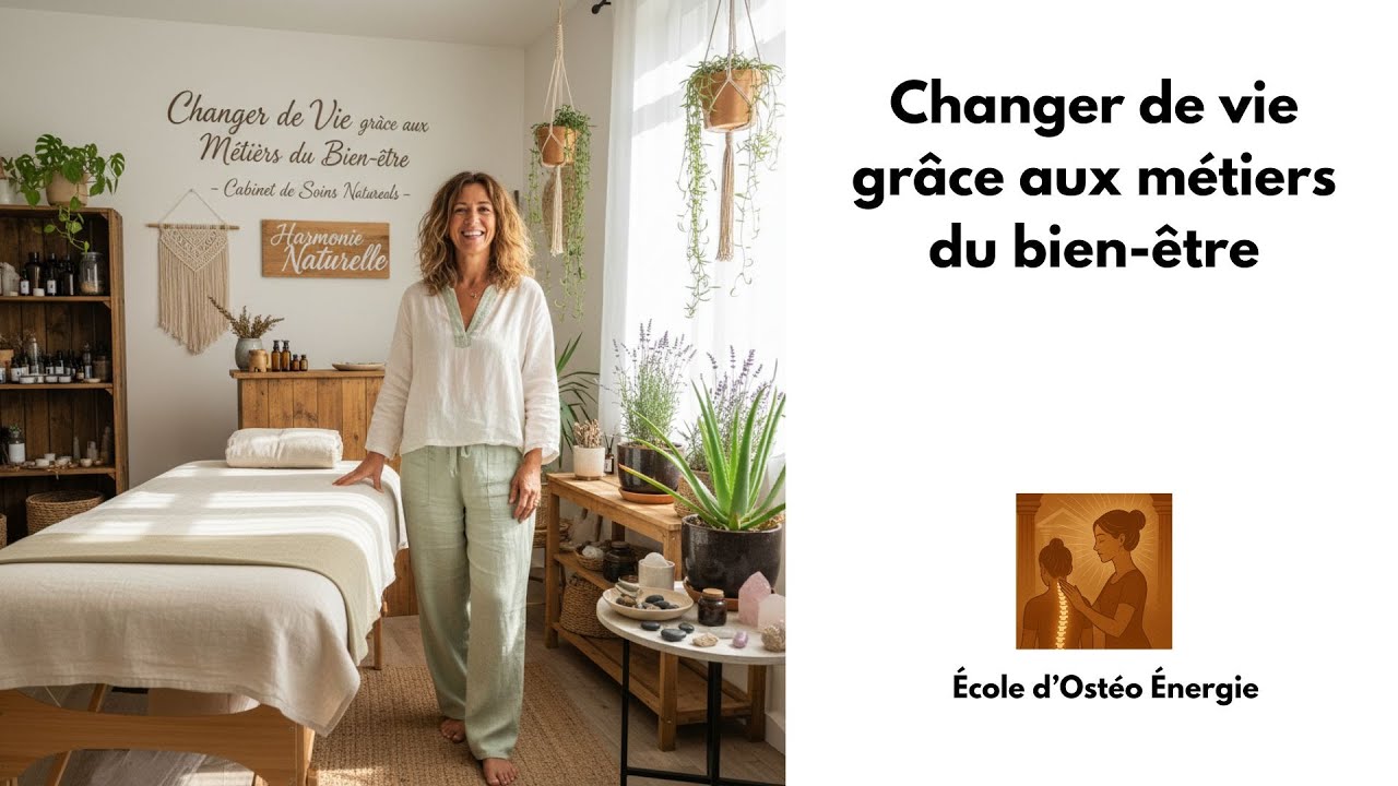 Masterclass: changer de vie grâce aux métiers du bien être - YouTube