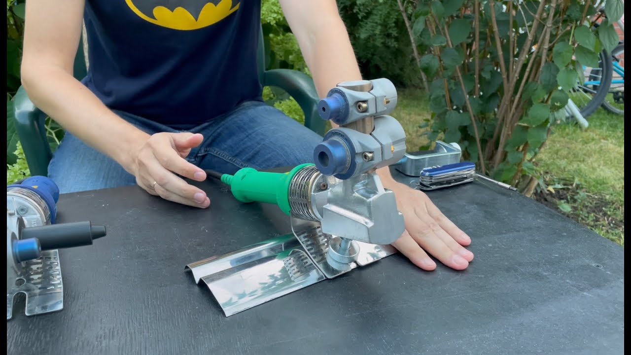 Угловой паяльник для полипропиленовых труб. Dytron, Дитрон. Обзор ...