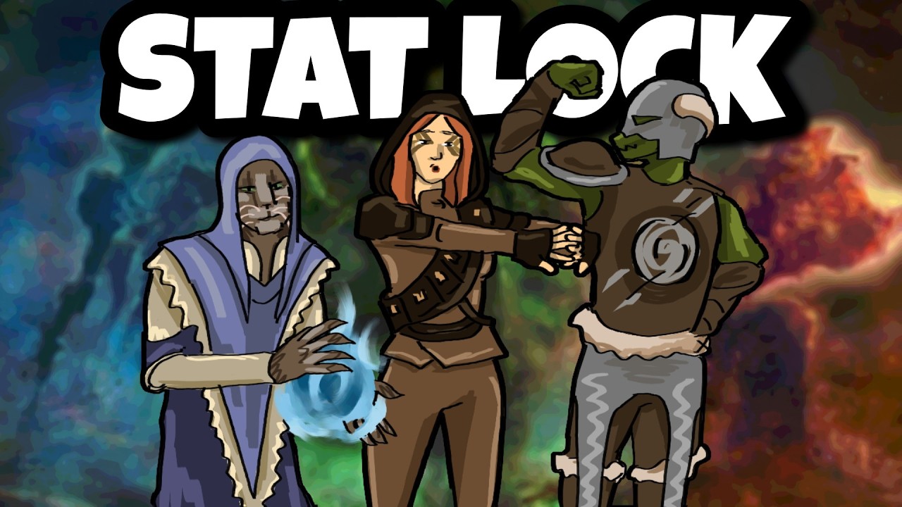 Skyrim But We're STAT LOCKED! (Skyrim Multiplayer)