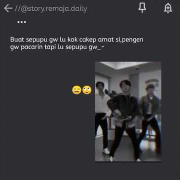 story'wa keren sepupu gua cantik ganteng semua lako gua kok kaya thanos