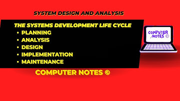Systems Development Life Cycle | SDLC | System Analysis and Design #computerscience #bca