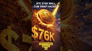 Crypto News Weekly: Bitcoin Fails $76K Breakout, Ethereum Surge &amp; CoW Swap Hack!