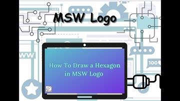 HOW TO DRAW A HEXAGON | MSW LOGO