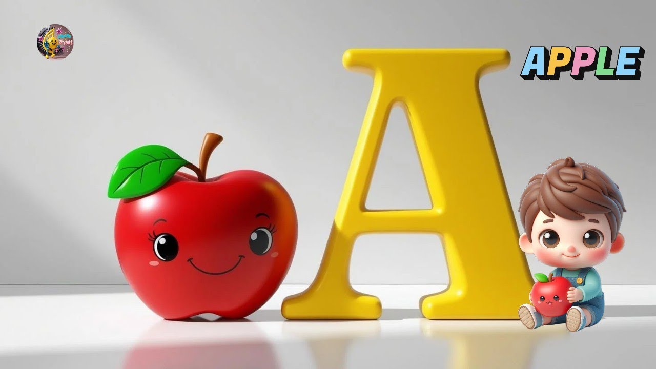 Learn ABC Alphabet 🅰️ | A for Apple, B for Ball | Fun Phonics Song for ...