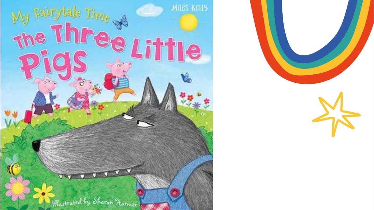 💐📕THE THREE LITTLE PIGS📕💐              🖊Illustrated by Sharon Harmer🖊