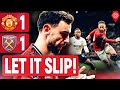 SHOCKING SECOND HALF! | Manchester United 1-1 West Ham United | LIVE Match Review