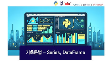 [데이터분석 필수] Streamlit 대시보드 만들기, 데이터 가공 - Series, DataFrame 생성