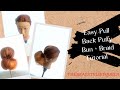 Easy Pull Back Puffy Bun + Braid Tutorial | Perfect for Busy Mornings!