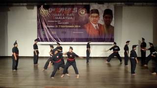 demo silat Cekak Pusaka Ustaz Hanafi di kem silat 2014