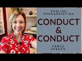 How to Pronounce CONDUCT & CONDUCT - American English Heteronym Pronunciation Lesson