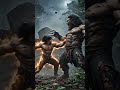 Brutal Warrior vs Giant Horror Lion Fight | Cinematic Jungle Battle (4K)