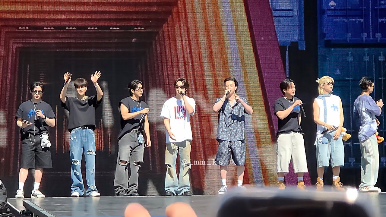 Проверка звука StrayKids для концерта DominATE в Риме сегодня