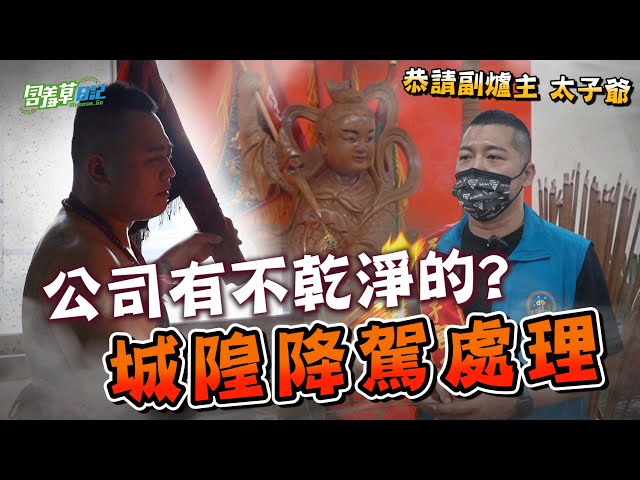 安座太子爺回公司全紀錄！城隍爺突然降駕，淨化「這裡」邪氣？！鍾馗爺託夢指示...【含羞草日記】