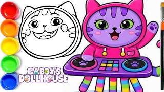How To Draw Dj Catnip Gabbys Dollhouse Easy Step By Step