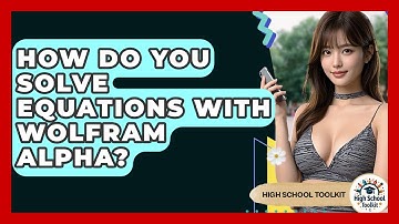 How Do You Solve Equations With Wolfram Alpha? - High School Toolkit