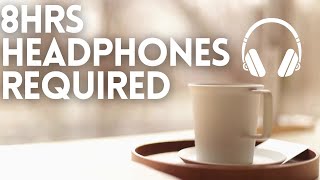 Quiet Cafe - *No Talking* *No Music* - Room Tone + Coffee Sounds - 8 hours