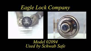 Eagle Lock Company Model 02094 Used by Schwab Safe