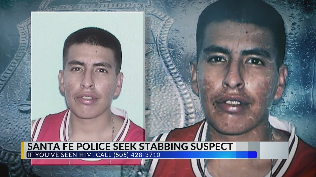 Santa Fe police search for suspect accused of stabbing man - YouTube