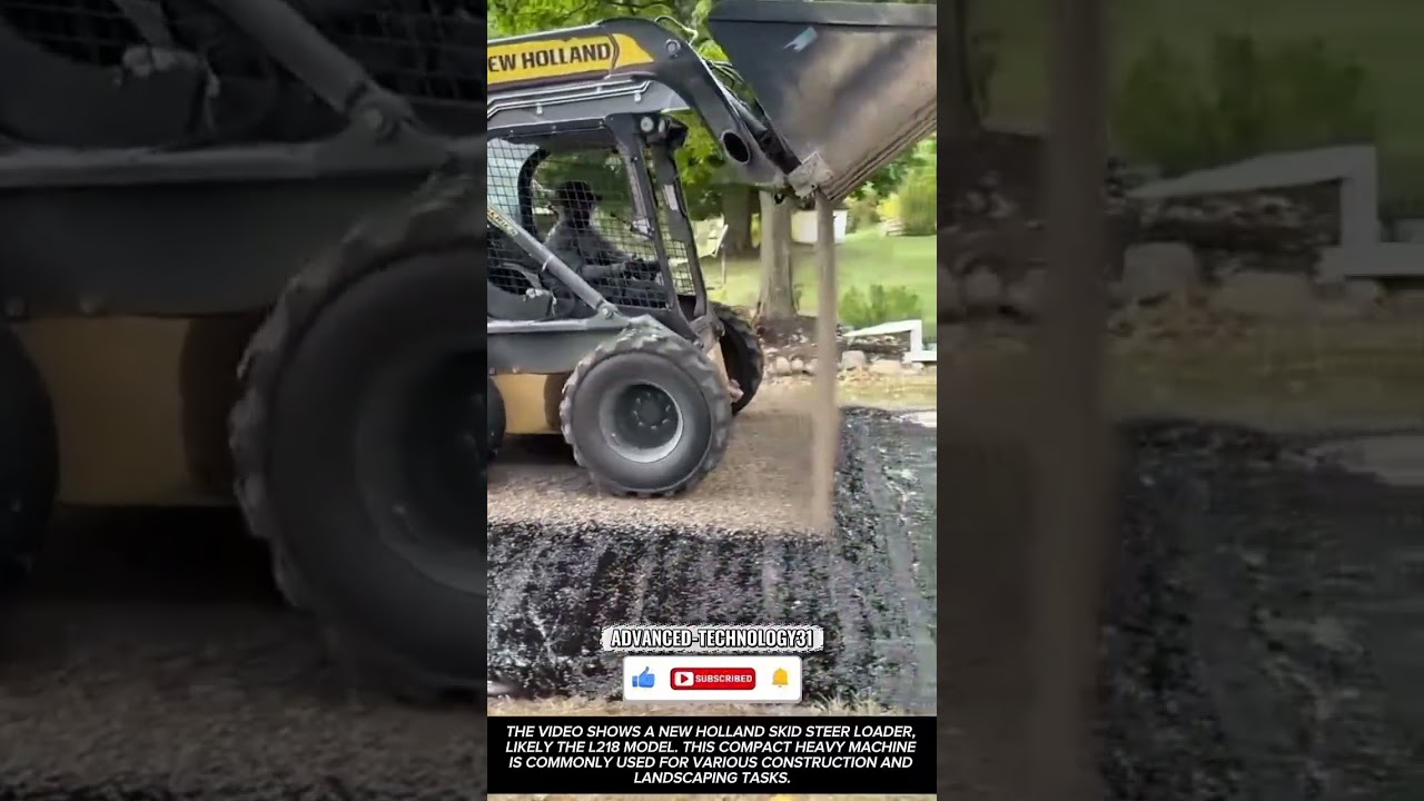 New Holland Skid Steer Loader in Construction Work !! 