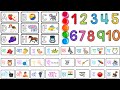 Preschool learning for kids  alphabets  abc song  numbers hindi varnamala toppo kids