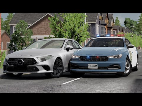 Epic Police Chase Crash & Fail Compilation #30 - BeamNG Drive - YouTube