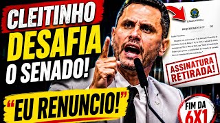 🚨 CLEITINHO SURPREENDE O BRASIL! “EU RENUNCIO AO MEU CARGO” E DEFENDE O FIM DA ESCALA 6x1