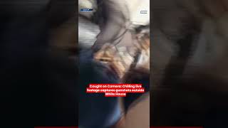 Caught on video: Exact moment gunfire breaks out near White House