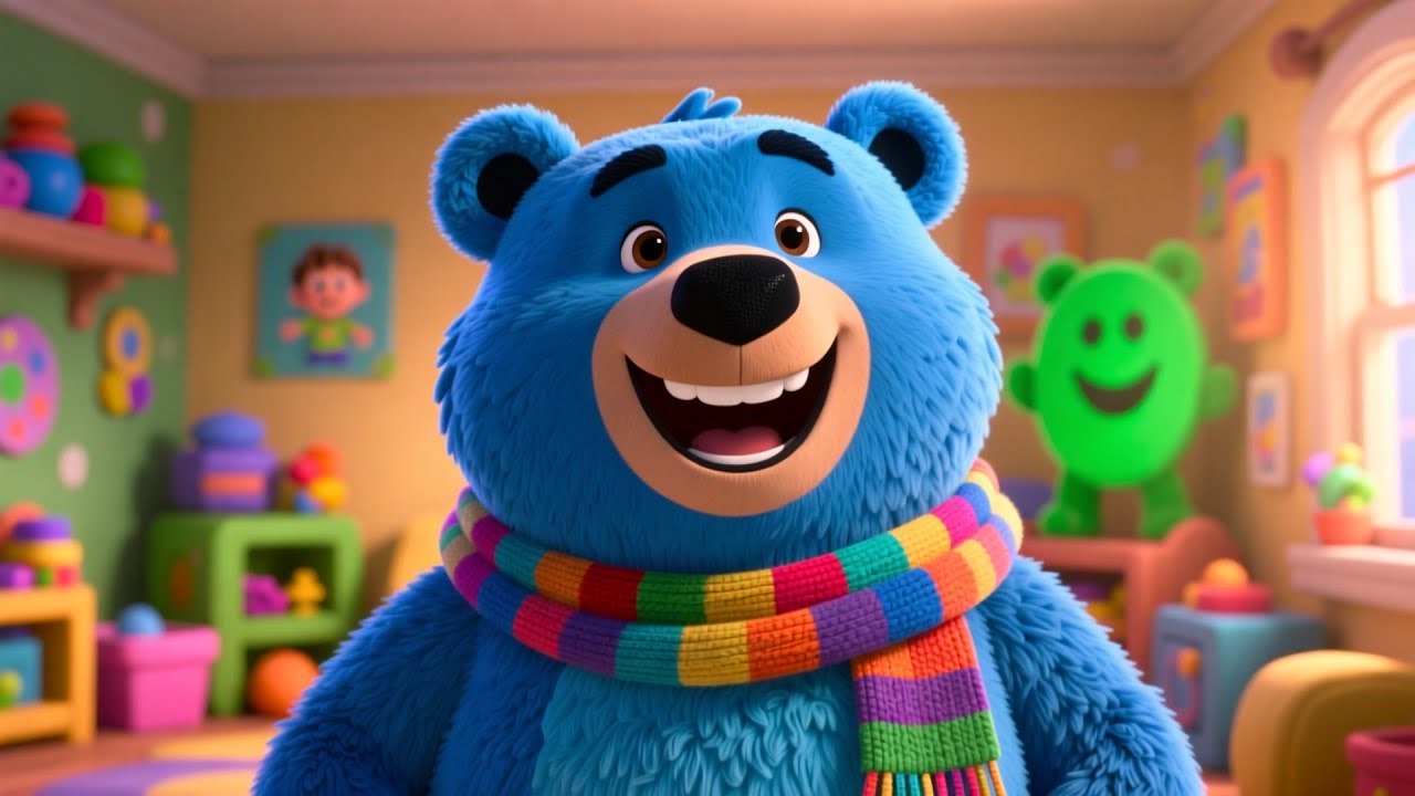 Colour Hunt with Blue Bear 🐻🎨 | Learn Colors for Kids | Fun Preschool Learning Video