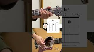 How to play E7 open chord and open chord tips [Full video in Free BGL] #guitarlessons