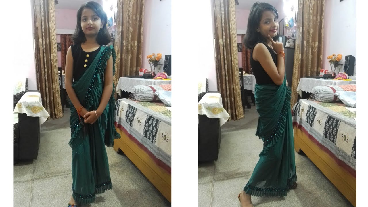 Meri 9 Saal ki bitiya Ne Ki Saree Mein Modeling🥻Pinky Sharma Lifestyle