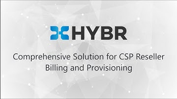 Hybr CSP Self-service portal with Billing | Cloud Assert