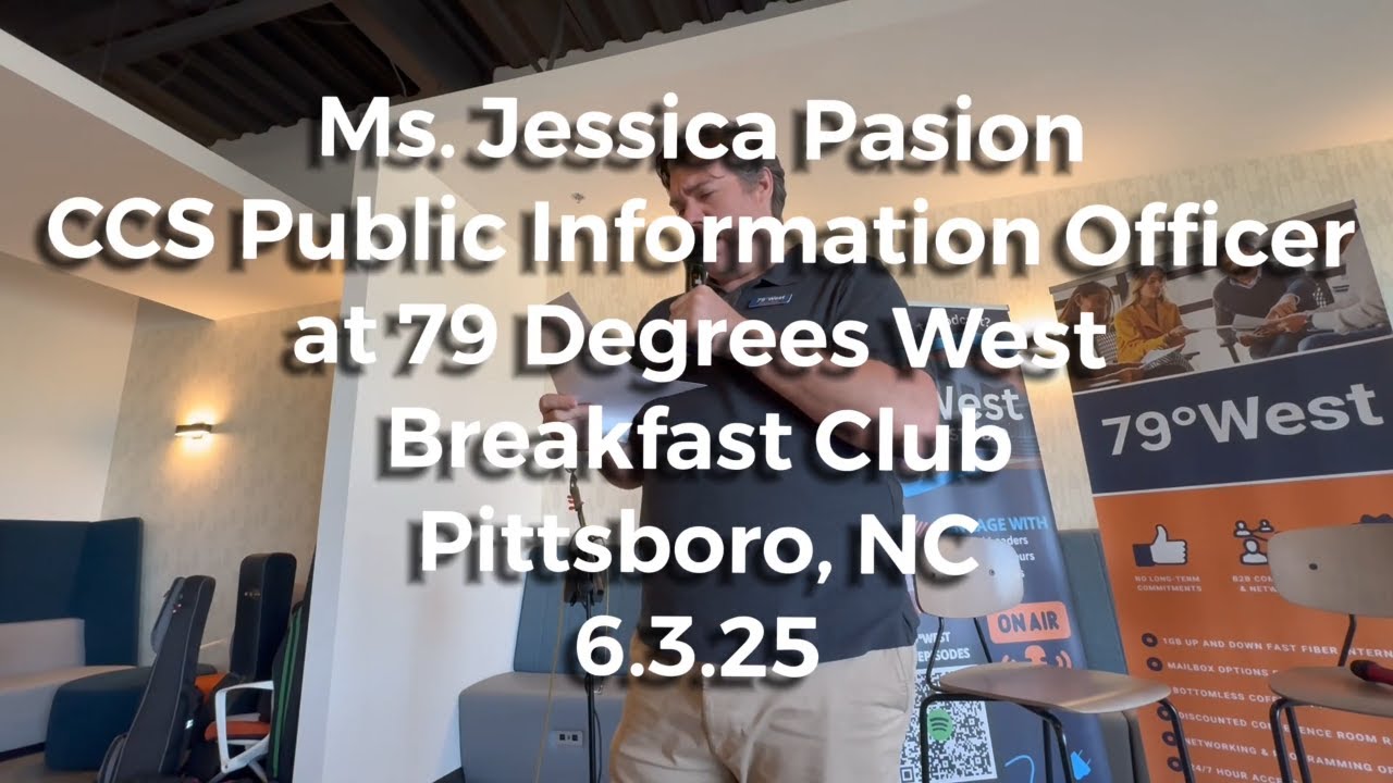 Public Information Officer Jessica Pasion highlights Chatham County School successes - 6.3.25
