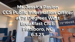 Information Public Information Officer Jessica Pasion highlights Chatham County School successes - 6.3.25 Guide