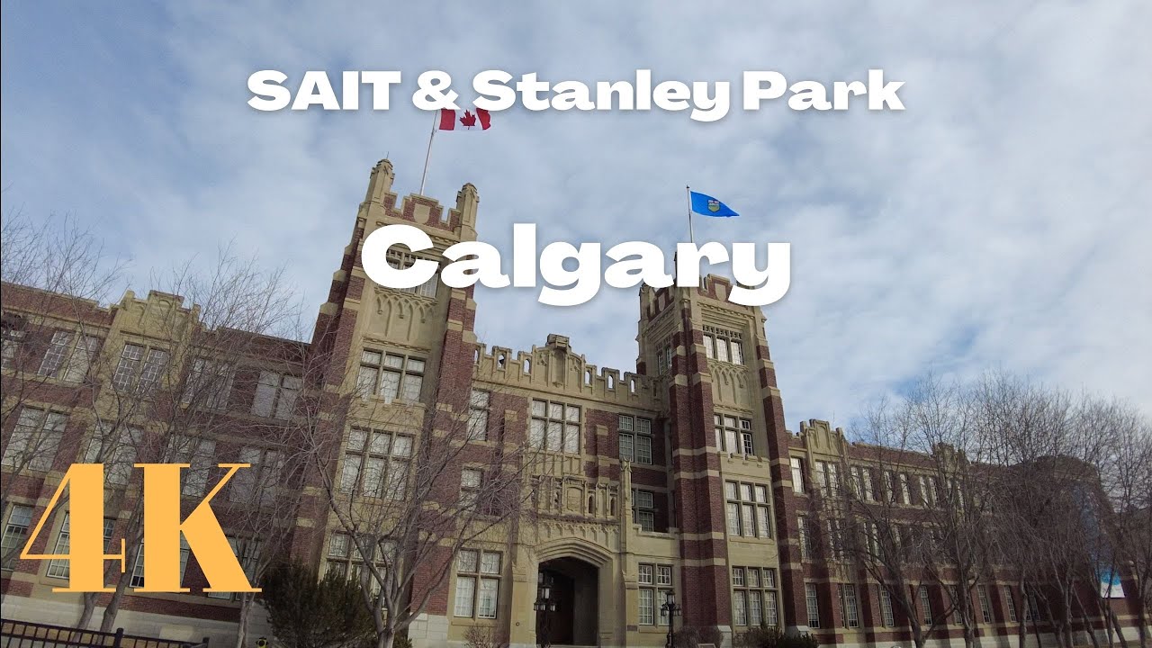 4K Walking through SAIT & Stanley Park in Calgary, Canada. YouTube