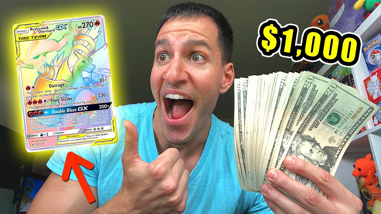 1 000 dollar pokemon card Amazon.com: Pokemon TCG: 1000 Assorted Cards main image 1