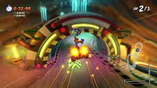 EASIEST WAY TO BEAT CTR DEVELOPER TIME TRIAL IN ROO'S TUBES USING SPEED