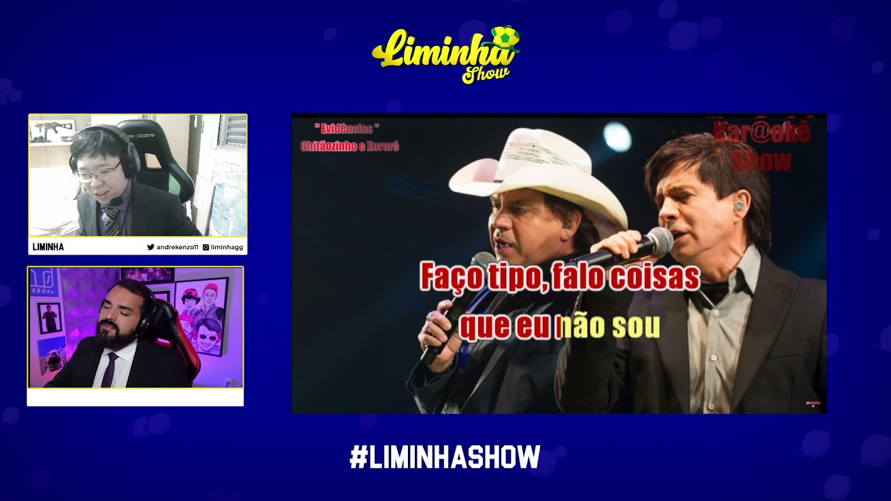 Liminha e Bt0 - Karaokê Cantando Evidências