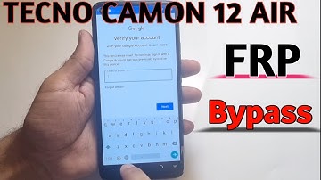 TECNO CAMON 12 AIR FRP BYPASS/UNLOCK /ALL TECNO ANDROID 11/12 FRP BYPASS