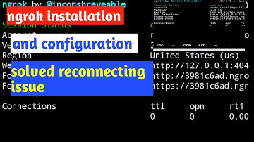 ngrok installation and configuration termux,solved reconnecting issue.