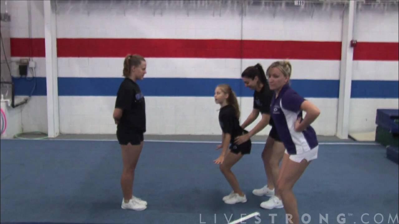 How to Do Basket tosses in Cheerleading YouTube