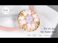 【UV レジン】DIYヘアゴムを作りました。UV Resin - DIY Hair Rubber Band