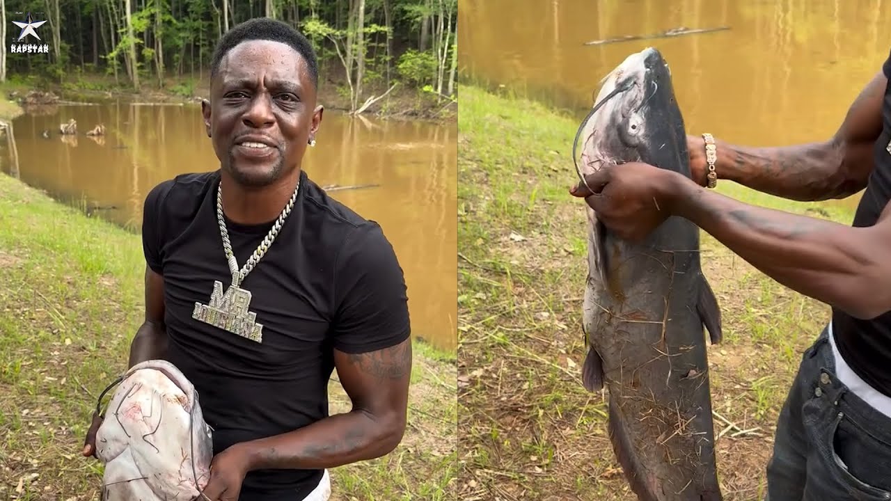 Boosie Catches 50lb Catfish On Memorial Day (HD) 