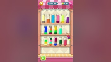 Water sort Puzzle level 166 (play on Facebook)