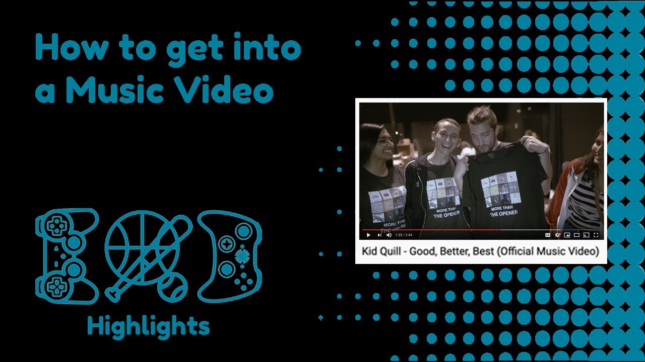 How to get into a Music Video YouTube